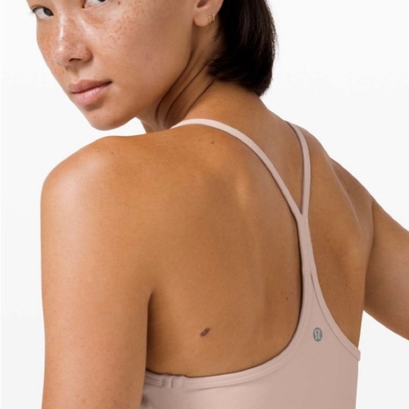 Lululemon Power Y Tank Light Pink 6 EUC flawless no pads flattering, Lulu yoga - Picture 2 of 9